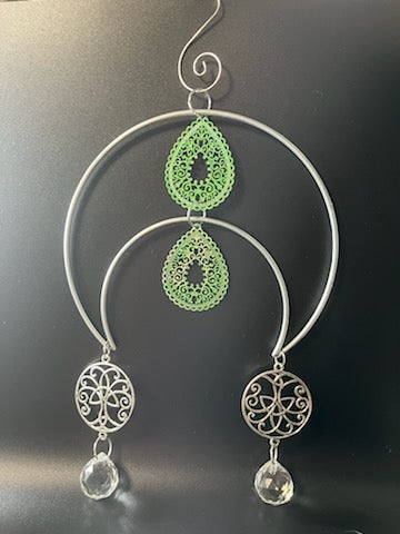 Symmetry in Motion Series: Green Half-Moon