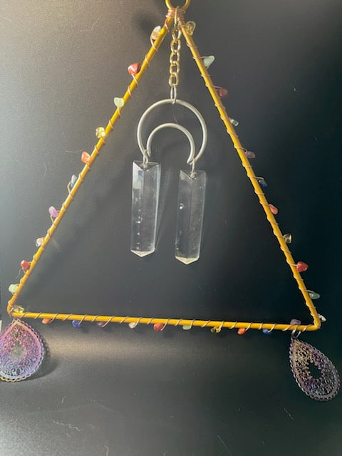 Symmetry in Motion Series: Gemstone Triangle w/Pillar Prisms